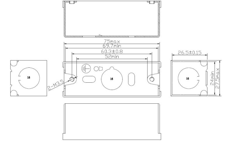 ARCHITRAVE BOX 27mm