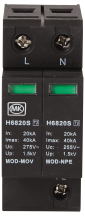 MK Sentry 40kA 2 Module Single Pole and Neutral Type 2 Surge Protector