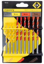 COLOUR MASONRY BIT SET 9