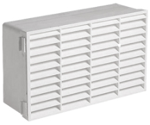 Manrose 220x95 Double Airbrick White