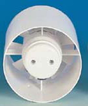 Manrose 150mm Shower In-Line Duct Fan With Timer & Bracket