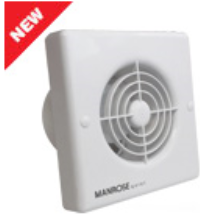 Manrose Queit Fan Timer IPX5 100mm