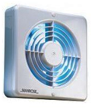 Manrose Bathroom Fan Automatic Shutter Timer 150mm