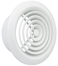 Manrose 4" Internal Circular Grilles White