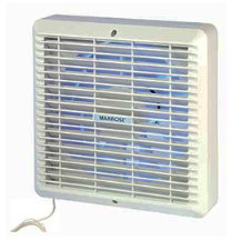 Manrose Commercial Fan Pullcord Operated Shutters 230mm