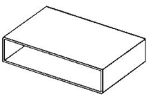 Manrose 225x25mm Flat Channel Connector