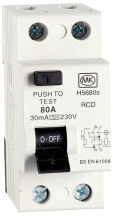 MK Sentry 80A 2 Pole 30mA Type A RCD