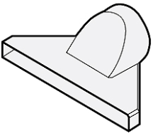 Manrose 100 To 225mm Rectangular To Rectangular Adaptor