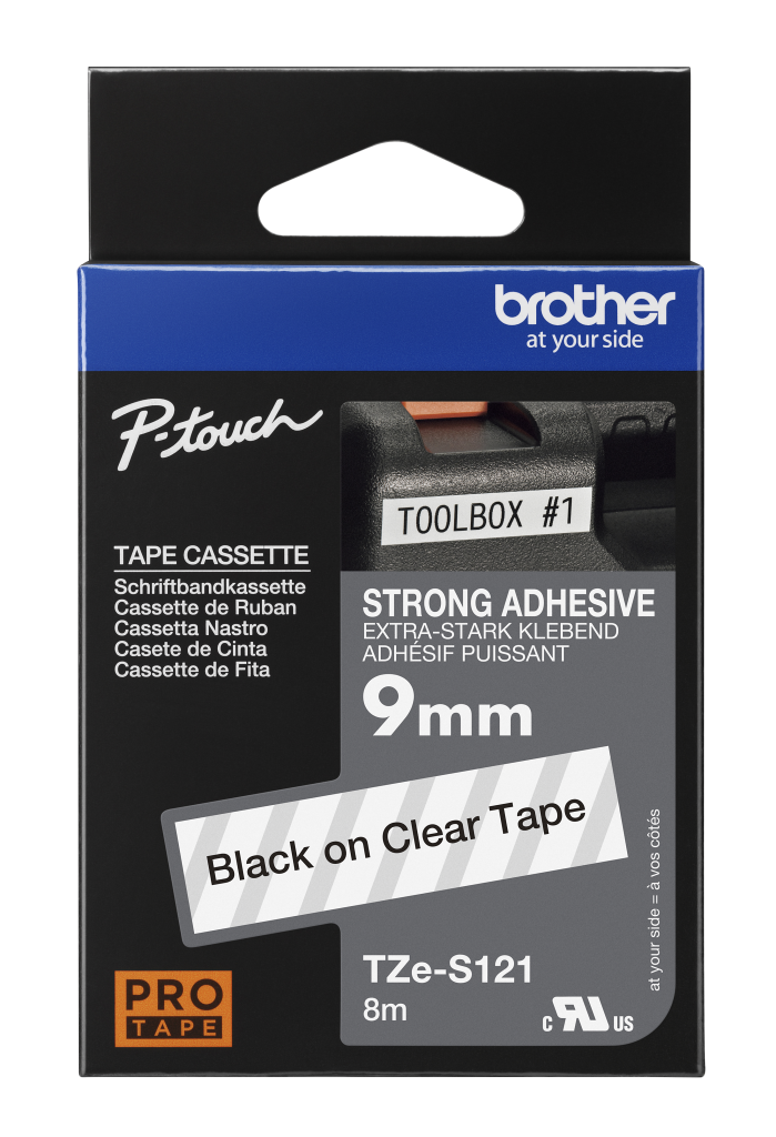 BLK/CLR 9mm PRO TAPE