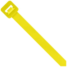 UNICRIMP QTY200S YELLOW CABLE TIES 200MMX4.8MM (PACK 100)