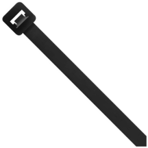 UNICRIMP QTB165M BLACK CABLE TIES 165MMX2.5MM (PACK 100)