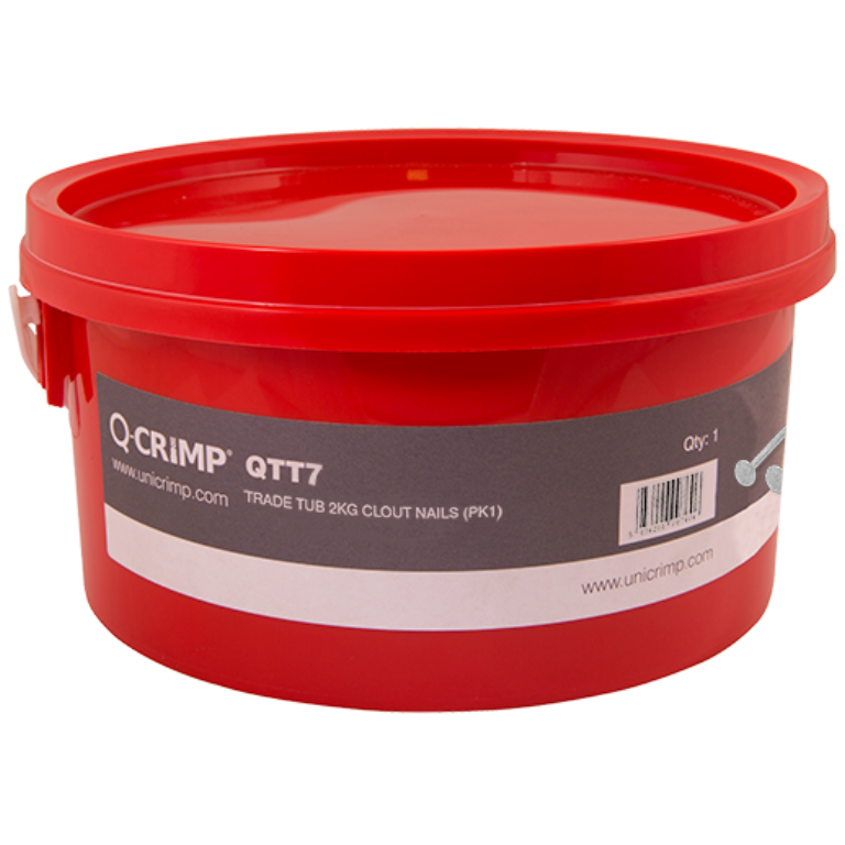 UNICRIMP QTT7 CLOUT NAIL TRADE TUB | 2KG