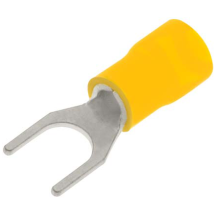 UNICRIMP QYF6 YELLOW FORK TERMINAL (PACK 100)