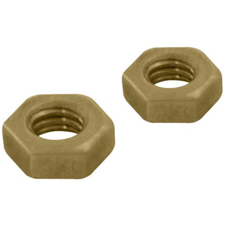 UNICRIMP QBFNM4 M4 BRASS HEX NUT (PACK 100)