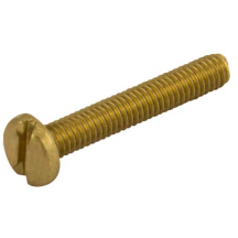 UNICRIMP QMS4-20B M4X20MM BRASS PANHEAD SCREW (PACK 100)