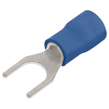 UNICRIMP QBF5 BLUE FORK TERMINAL (PACK 100)