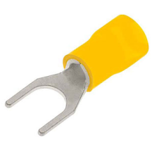 UNICRIMP QYF5 YELLOW FORK TERMINAL (PACK 100)