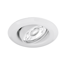 Aurora Fixed GU10 50w Adjustable Downlight - Matt White