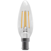 Bell LED 4W SBC Dimmable Fillament Candle 27k - Clear