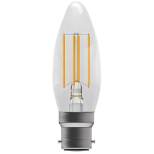 Bell LED 4W BC Dimmable Fillament Candle 27k - Clear