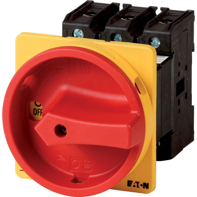 Isolator 100A 3P Red/Yellow