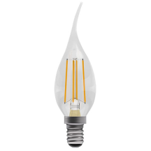 Bell LED 4W SES Bent Tip Dimmable Filament Candle 27k