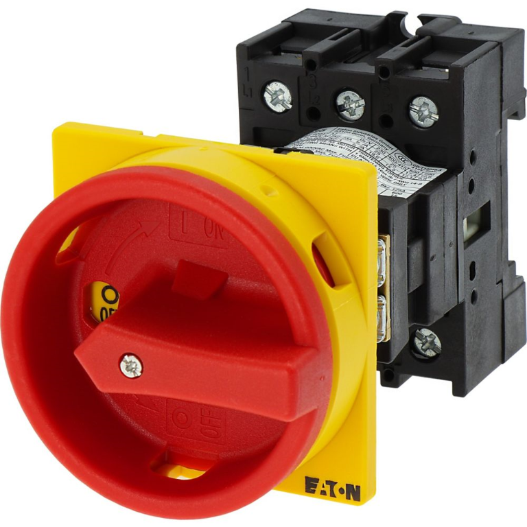 Isolator 25A 3P Red/Yellow