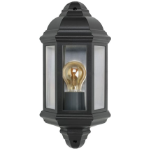 Bell 10360 Retro Half Lantern Polycarbonate Black