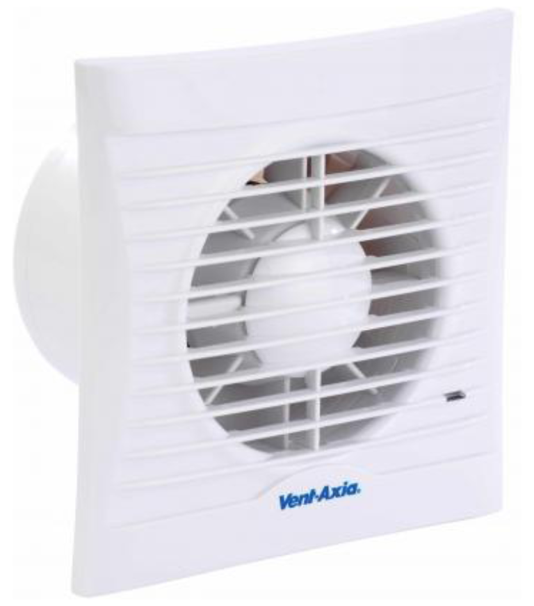 Vent Axia SILHOUETTE100T Panel Fan c/w Timer 100mm/4" 230V