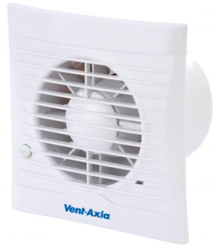 Vent Axia SILHOUETTE100TM Panel Fan c/w PIR & Timer 100mm/4" 230V