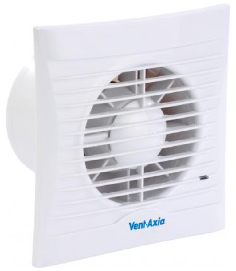 Vent Axia SILHOUETTE100H Panel Fan c/w Humidistat & Timer 100mm/4" 230V