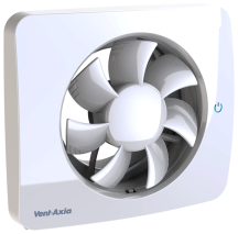 Fan Odour Sensing IP44 185 x 160mm White Humidistat+Timer