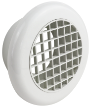 Manrose 4" Circular Egg Crate Grilles White