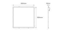 LED PANEL 30W 595X595MM