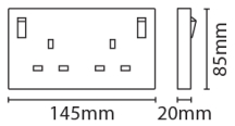 CONVERTER SOCKET 2G 13A