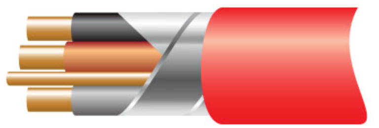 Prysmian FP2003C2.5 3 Core 2.5mm x 100m Fire Cable Available in Red, White