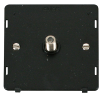 Socket Interior Single Satellite Black