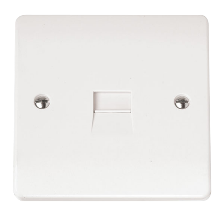 Secondary Telephone Socket Outlet Single 
