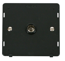 Socket Interior Single Coaxial Black