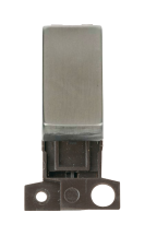 Click MiniGrid 10a 2 Retractive Switch Module - Stainless Steel