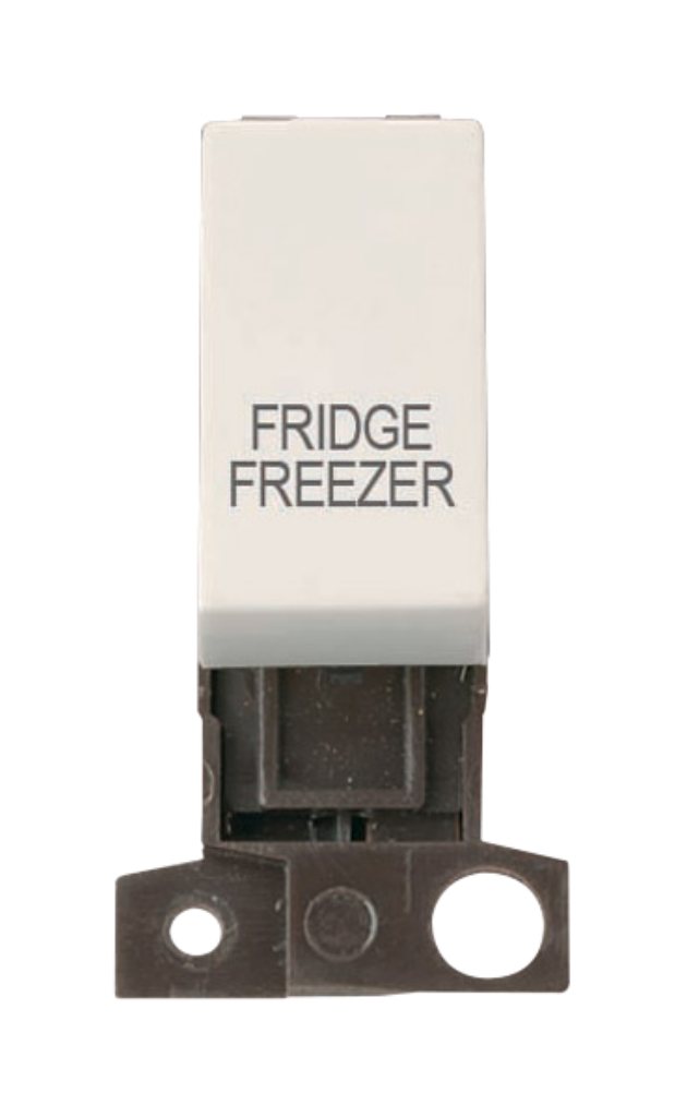 Switch Module 13A Resistive Double Pole Polar White "Fridge Freezer"