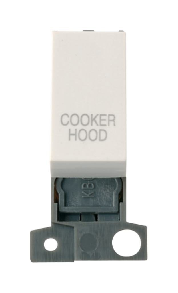 Switch Module 13A Resistive Double Pole Polar White "Cooker Hood"