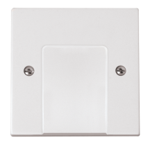 Click 20a 1 Gang Flex Outlet White