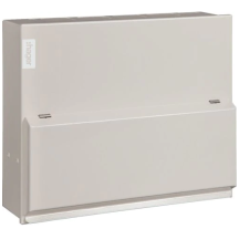 Hager 10 Way 63A 30mA Type A RCD Incomer Metal Clad Consumer Unit