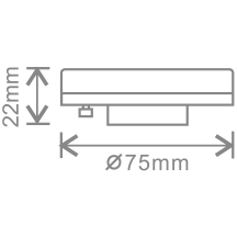 GX53 3W LED WW LAMP