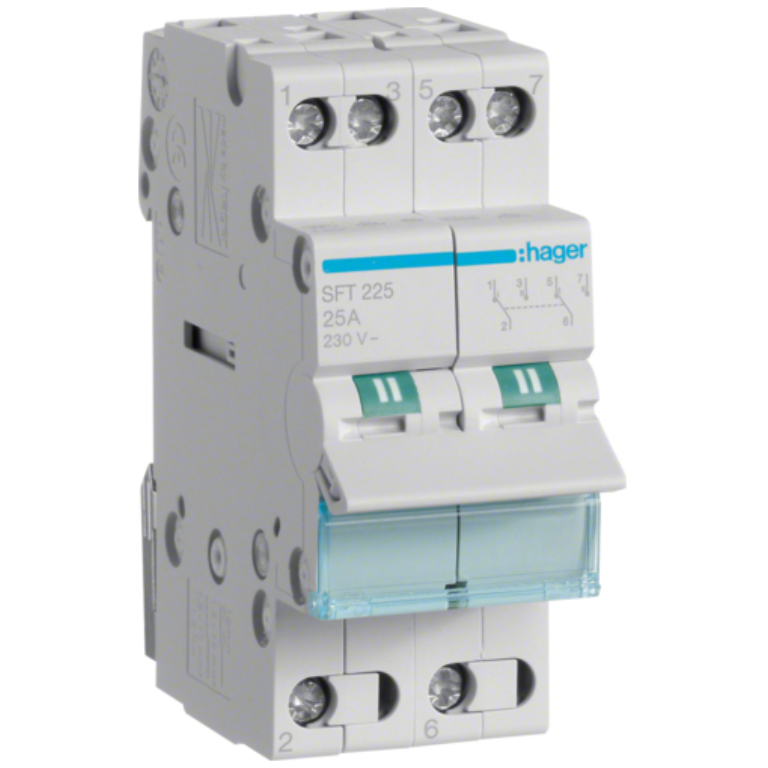 Changeover Switch 25A Double Pole