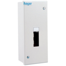 Hager 4 Module Metal Clad Extended Height Enclosure