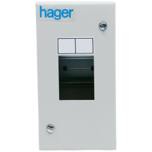 Hager 2 Module Din Rail Box