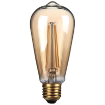 LED 2W E27 PEAR GOLD