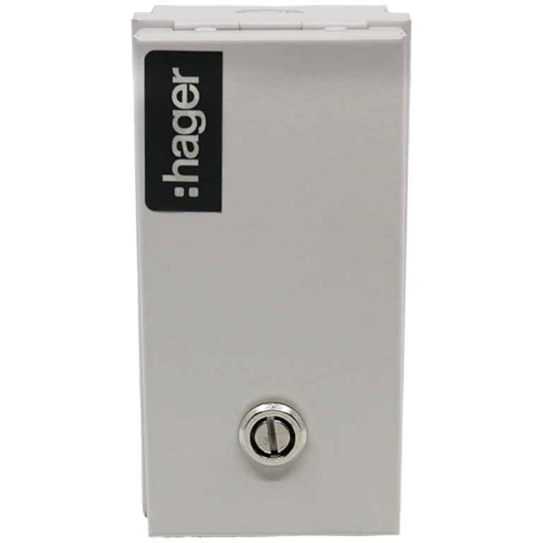 Hager IU2/D Enclosure 2 Mod Plain Door